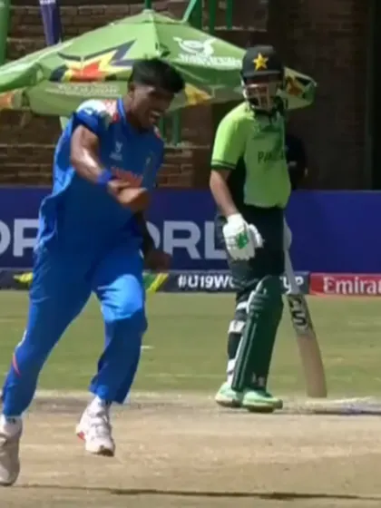 Henil traps Minhas dead in front | U19 CWC 2026