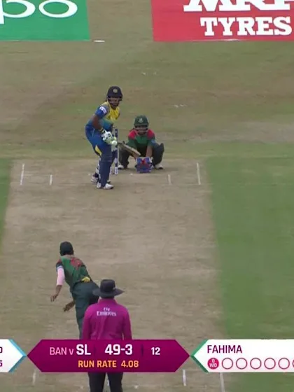 SL v BAN: Sri Lanka wickets