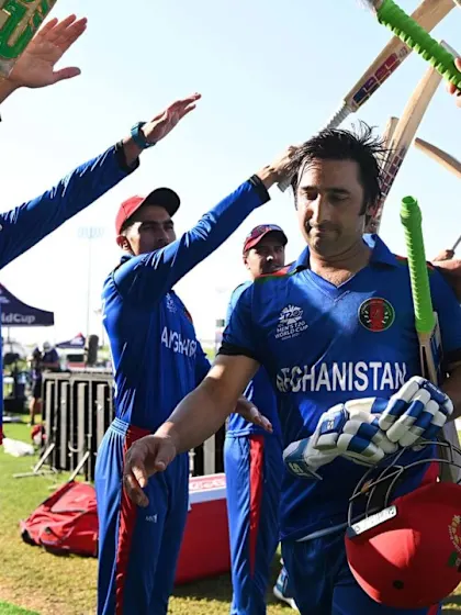 Asghar Afghan's emotional swansong