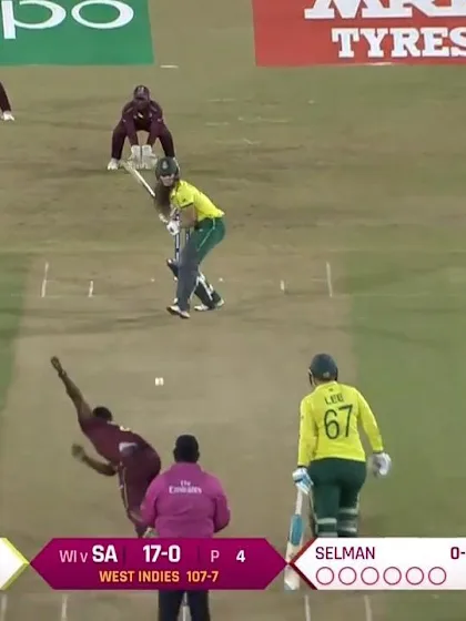 WI v SA: South Africa wickets
