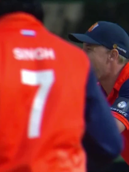 Logo of Mohammad Nadeem - Wicket - Netherlands vs Oman