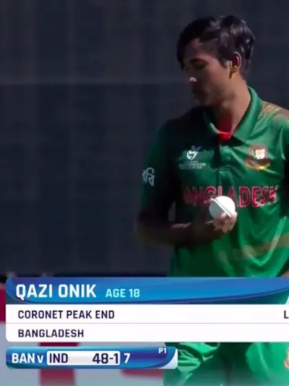 Qazi Onik's 3/48 against India