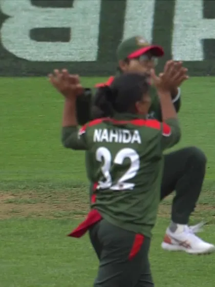 Logo of WICKET: McGrath out sweeping at a full delivery