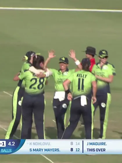 Wicket - Kelis Ndhlovu - Zimbabwe Women v Ireland