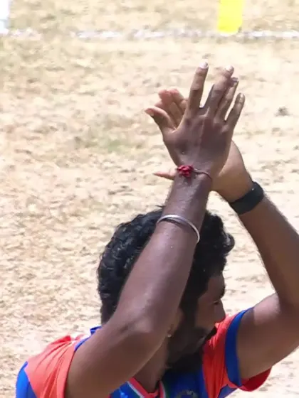 Logo of Najmul Shanto - Wicket - India vs Bangladesh