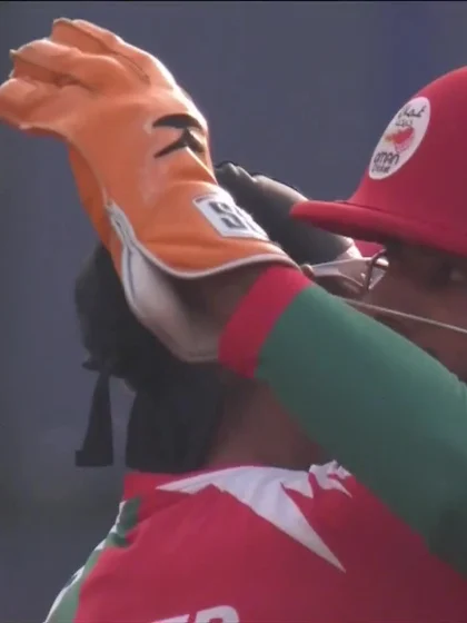 Dion Myers - Wicket - Zimbabwe vs Oman