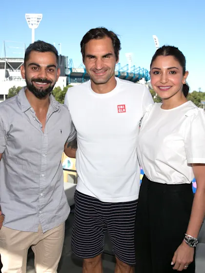 ‘I was like, “Wow, he remembers me!”’ – Kohli meets Federer, second set