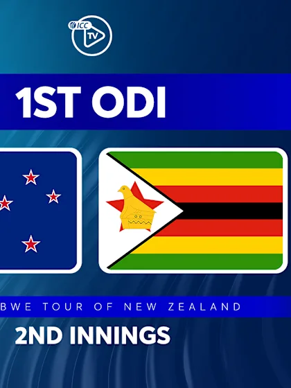 1st ODI: New Zealand v Zimbabwe (2nd Innings)