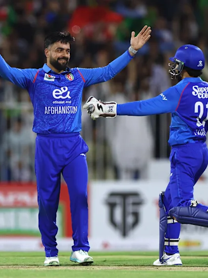 Rashid Khan claims T20I wicket record in Afghanistan victory