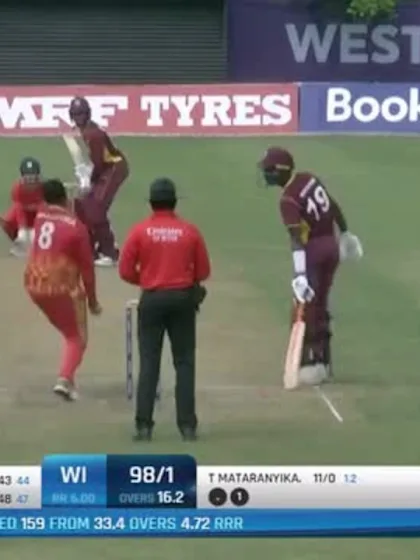 Teddy Bishop's 112* vs Zimbabwe | WI v ZIM | ICC U19 Men’s CWC 2022