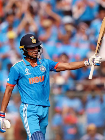 Gill completes stylish fifty | CWC23