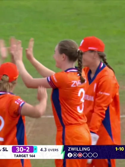 Imesha Dulani - Wicket - Netherlands vs Sri Lanka