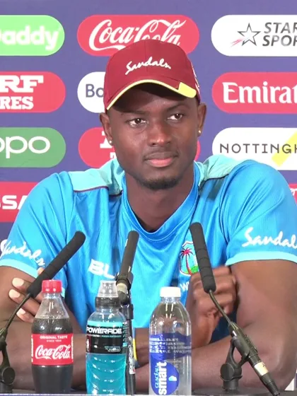 30 May - Trent Bridge - West Indies Captain Jason Holder pre-tournament press conference