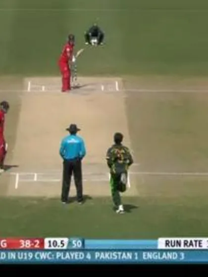 Zia-ul-Haq, Best Performer, England v Pakistan, ICC U19 CWC 2014