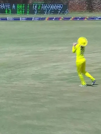 Wicket-Hrishita-Basu-India-U19s-Women v Australia-U19s-Women ICC U19W T20WC 2023