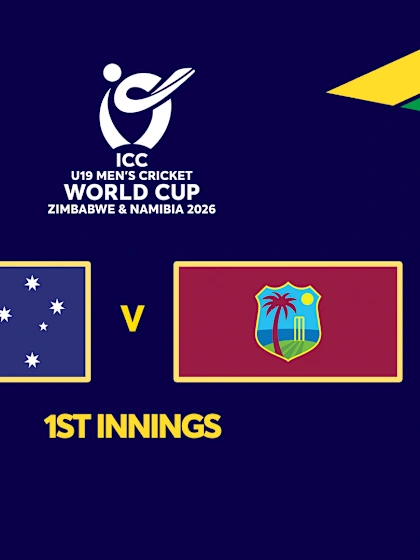 U19: Australia v West Indies (1st Innings)