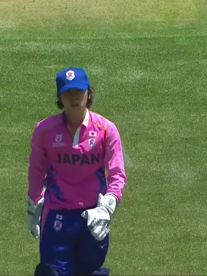 Dimantha Mahavithana with a Four vs. Japan