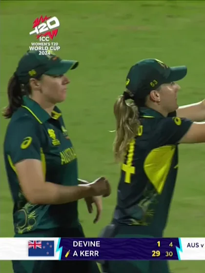 Logo of Melie Kerr - Wicket - Australia vs New Zealand