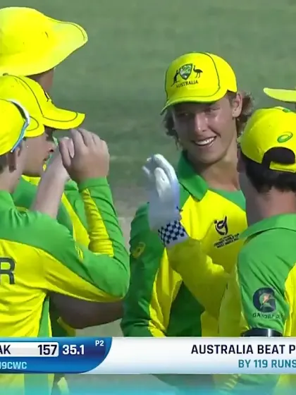 Winning Moment | PAK v AUS | ICC U19 Men’s CWC 2022