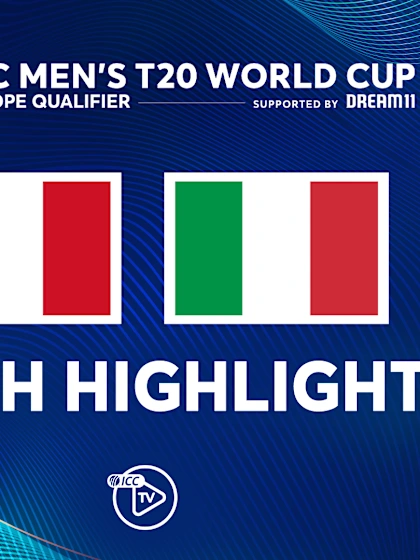 France v Italy | Match Highlights | Men’s T20WC Europe Sub-regional Qualifier A