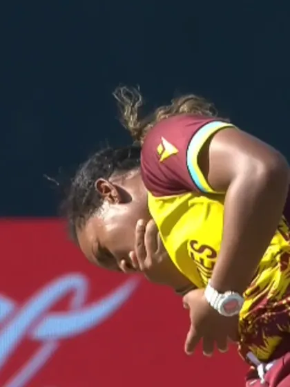 Zaida James forced off with face injury | WT20WC 2024