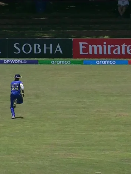 P James with a Four vs. Sri Lanka