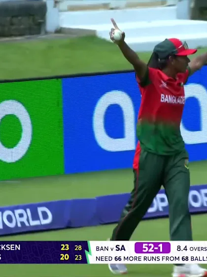 Tazmin Brits - Wicket - South Africa vs Bangladesh