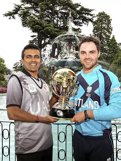 Scotland and UAE battle lock horns in final of ICC CWCQ 2014