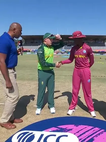 ICC U19 CWC: SA v WI – South Africa win the toss, opt to bat