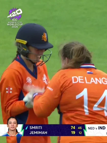 Smriti Mandhana - Wicket - India vs Netherlands