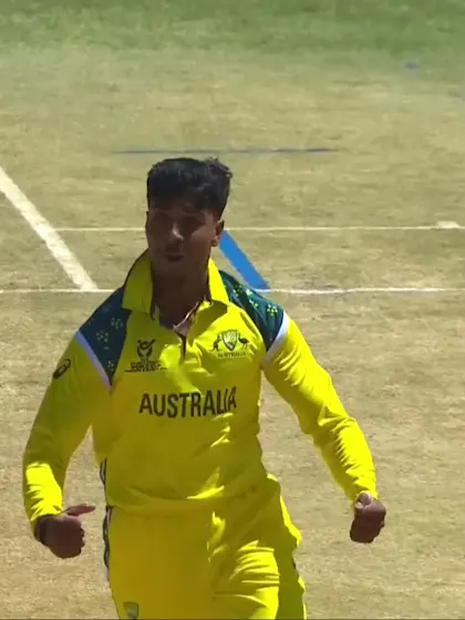 Charles Hinze - Wicket - Australia vs Japan