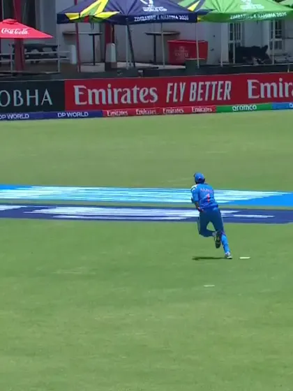 Faisal Khan with a Four vs. India