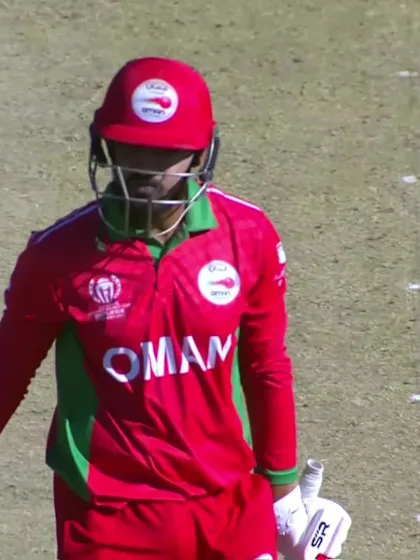 Logo of Aqib Ilyas - Wicket - Scotland vs Oman