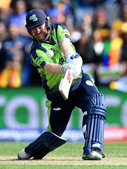 SIX: Paul Stirling slices to the long boundary | T20WC 2022