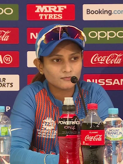 27 February - Melbourne - India player Taniya Bhatia post-match press conference