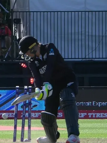 Logo of WICKET: Tahuhu on the end of a brilliant yorker