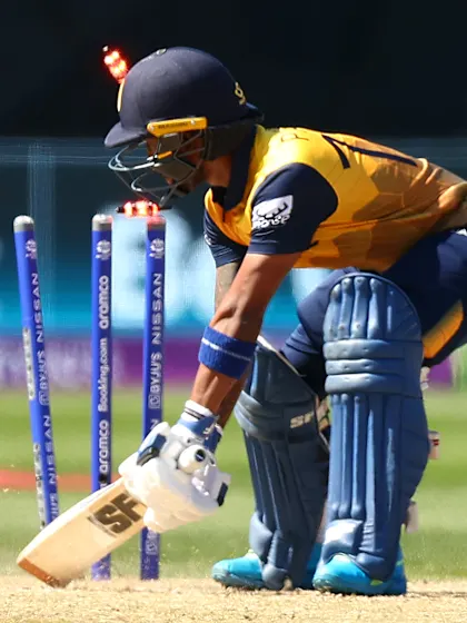 Logo of The perfect yorker is too good for Pathum Nissanka | T20WC 2022