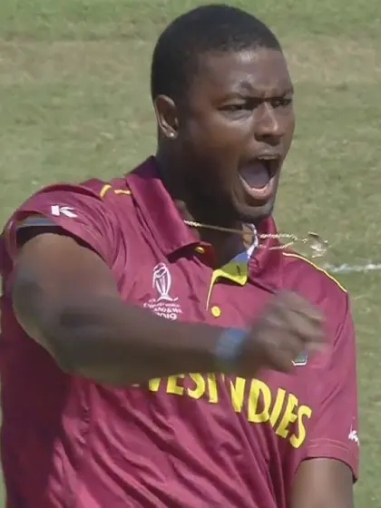 Logo of CWC19: SL v WI - Holder has Karunaratne caught behind