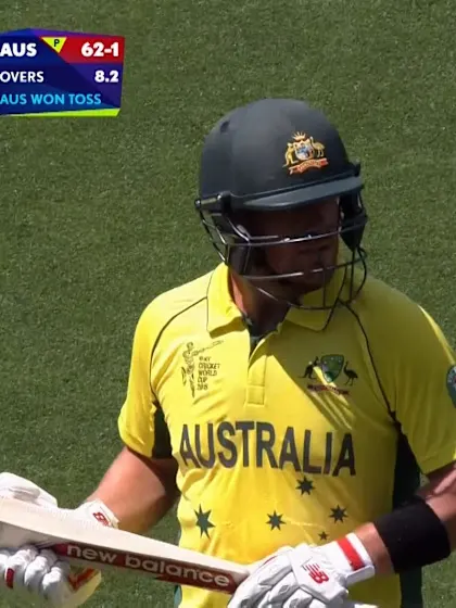 AUS vs IND – finch wicket