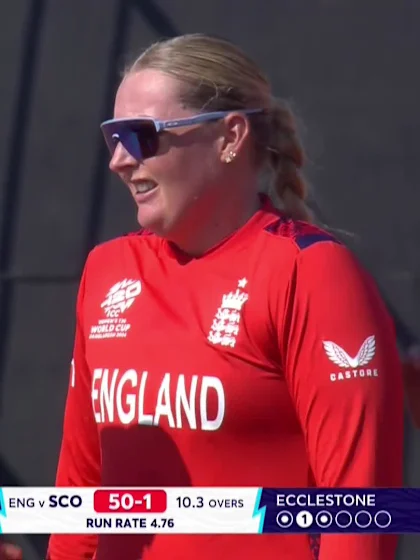 Logo of Sarah Bryce - Wicket - England vs Scotland
