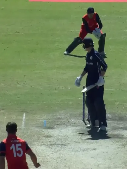 Logo of Brandon McMullen - Wicket - Scotland vs Netherlands