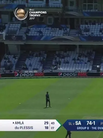 FIFTY: Hashim Amla brings up his half-century for South Africa