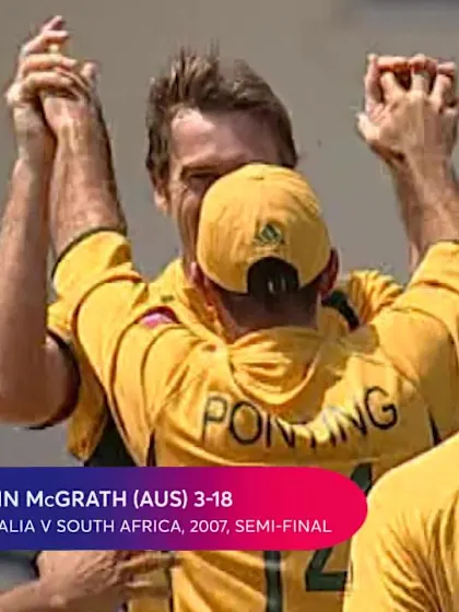 CWC Greatest Moments - McGrath snuffs out South Africa in 2007