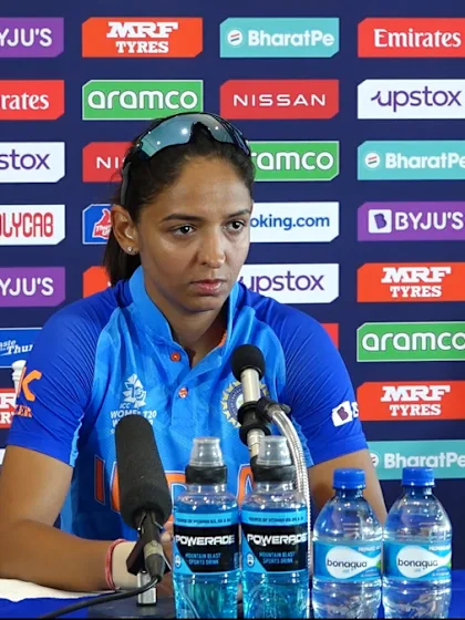 23 February - Cape Town - India Captain Harmanpreet Kaur post-match press conference