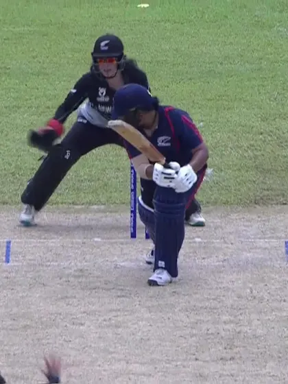 Logo of V Farane with a Batting vs New Zealand Women Under-19