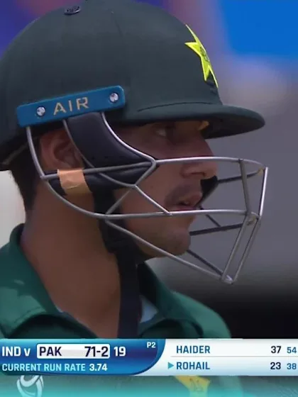 ICC U19 CWC: IND v PAK – Highlights of Haider Ali's 56