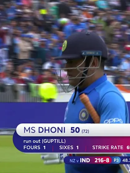 CWC 19:IND v NZ – Last 3 overs