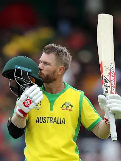 David Warner's 166 leads Australia to top of CWC19 standings