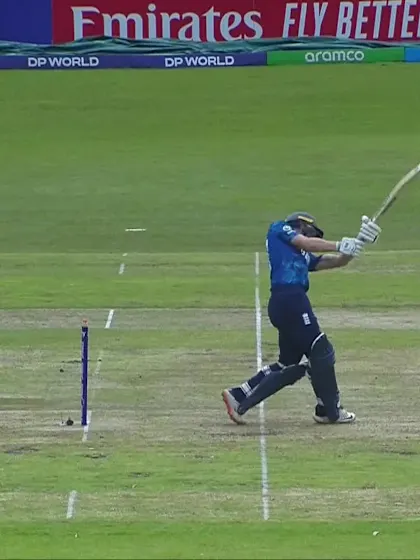 Joe Moores with a Four vs. Scotland