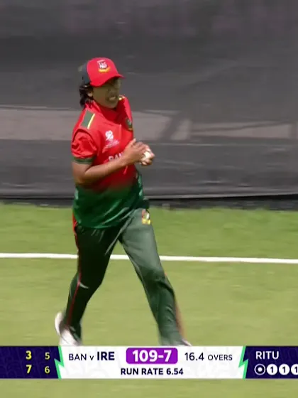 Alice Tector - Wicket - Ireland vs Bangladesh